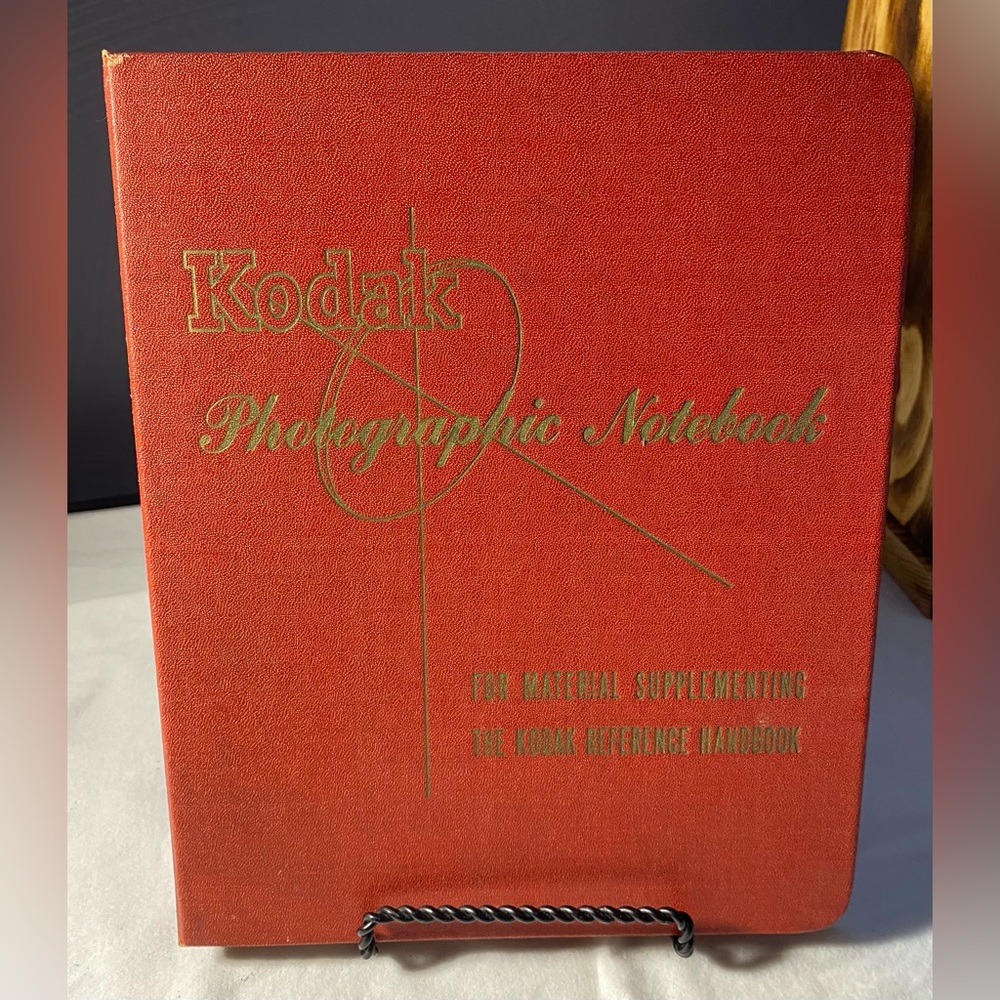 Vintage Kodak Photographic Notebook, including Book on Slides- 1946, 3rd Edition